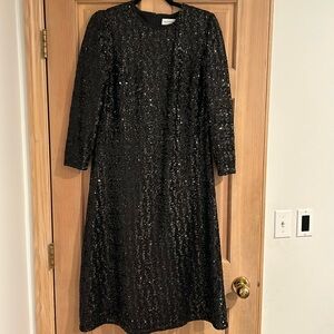 Molly Moorkamp Black Sequin Antonia Dress